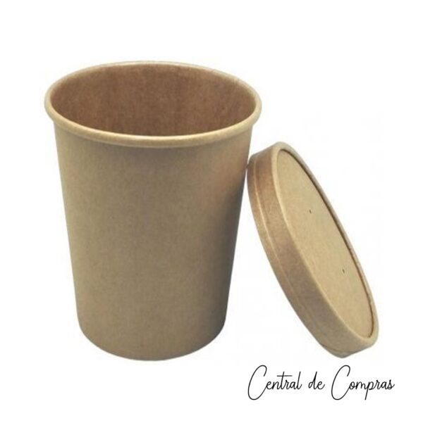 Vaso Cartón Tapa